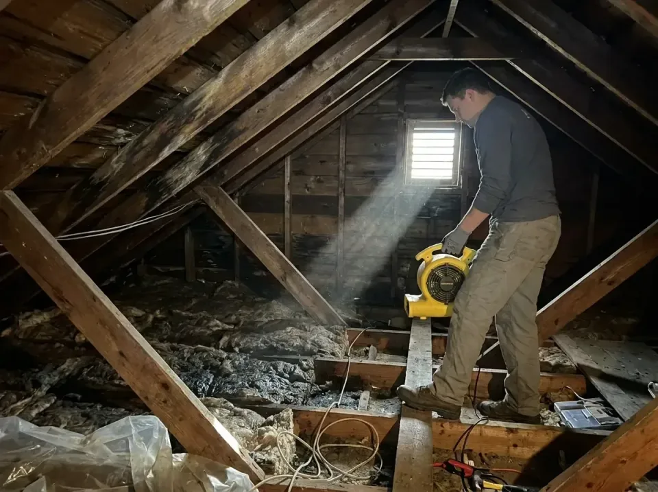 attic-water-damage-drying-proc-007 — frequently asked questions, Emergency Water Extraction & 24/7 Flood Response in El Camp…